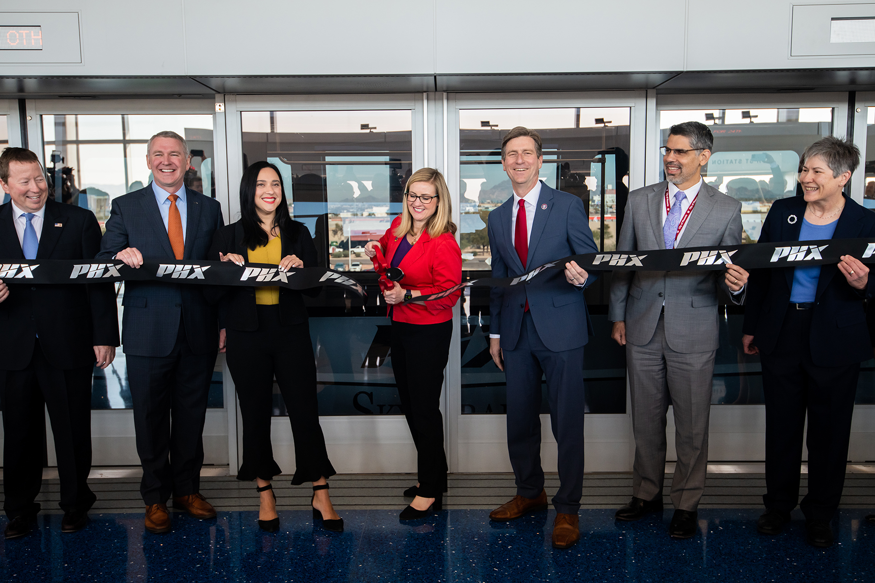 Ribbon Cutting of the Final Stage of the PHX Sky Train®